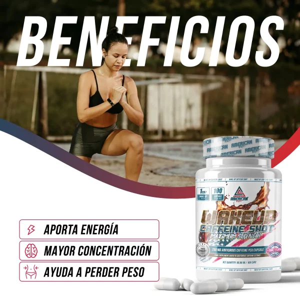 Cafeína Wake up 100caps - Imagen 3