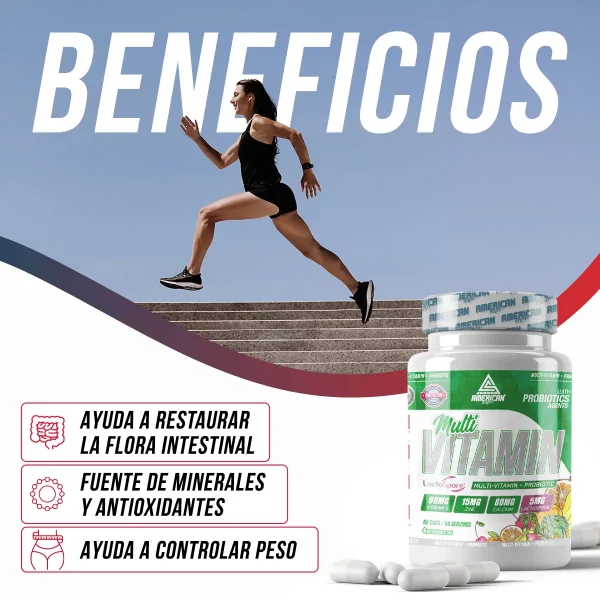 Multivitamin COMBO + Probióticos 60 caps - Imagen 3