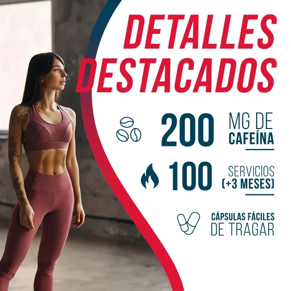 Cafeína Wake up 100caps - Imagen 5