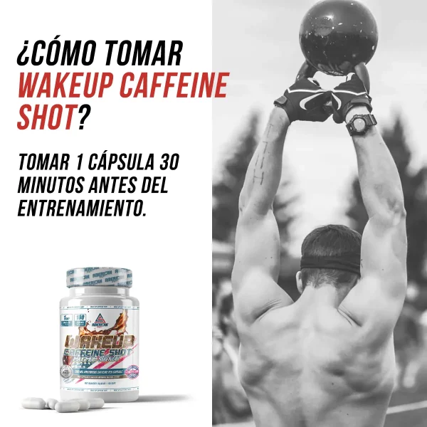 Cafeína Wake up 100caps - Imagen 4