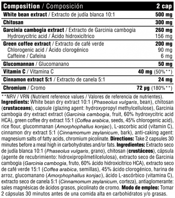 BLOCK CARB (Carbs & fats inhibitor) - Imagen 2