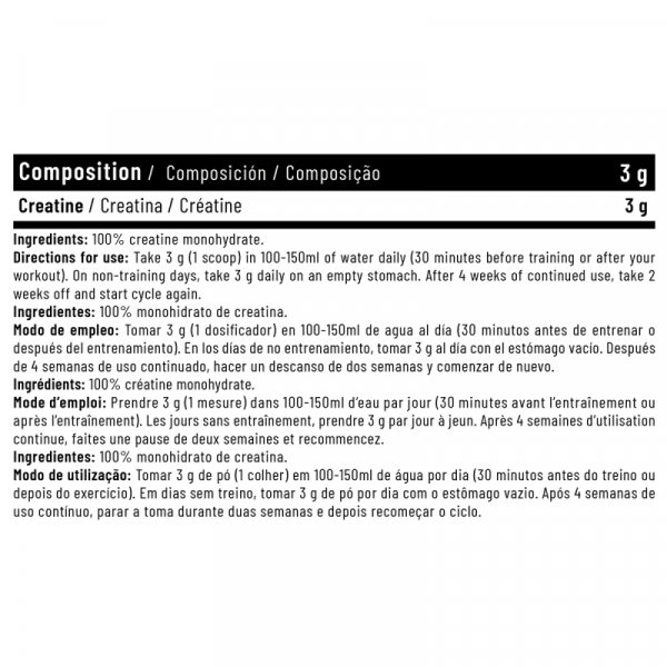 Creatina CREA 200 MESH 300gr neutra - Imagen 2