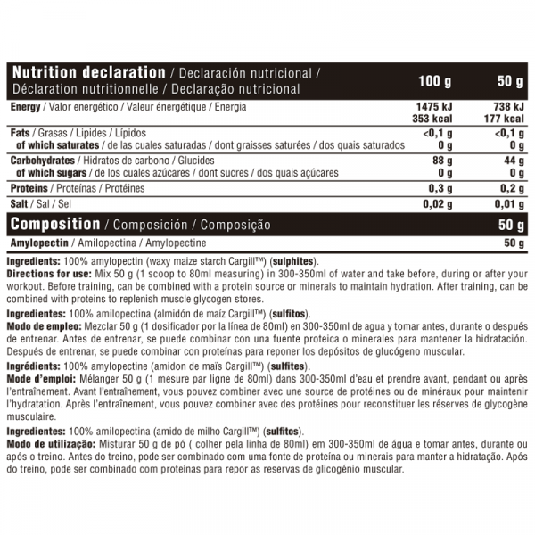 RELOAD WAXY MAIZE 2 kg Sabor neutro - Imagen 2