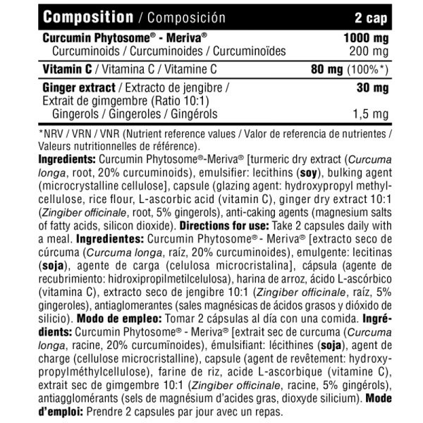 CURCUMIN PHYTOSOME® - MERIVA® (Cúrcuma) - Imagen 2