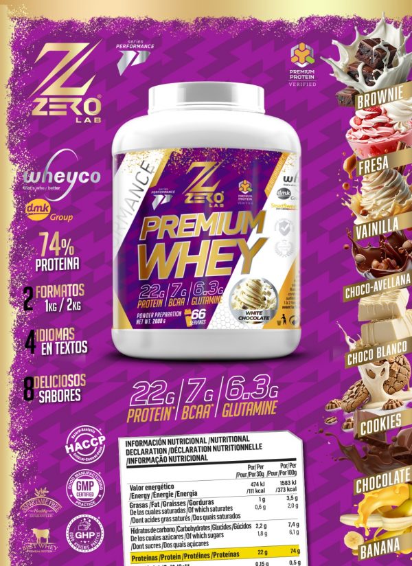 ZeroLab WHEY 2kg/1kg - Imagen 2